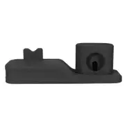 3 in 1 Phone Charging Dock Holder Silicone charging stand Dock Station for iPhone iWatch for Airpods for Appele pencil