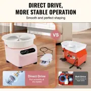 10 Inch Electric For Pottery Wheel with Foot Pedal LCD Touch Screen and