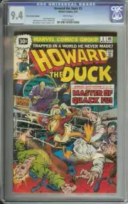 HOWARD THE DUCK #3 CGC 9.4 WHITE PAGES 30 CENT PRICE VARIANT ID: 58578