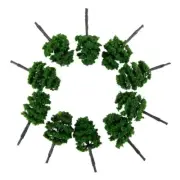 Add Greenery to Your Model Train Layout with 10pcs Artificial Trees 5cm Height