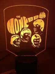 Monkees LED Neon Light Sign Man Cave , Game , Bed Room ,Bar garage Rgb