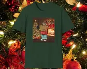 Chill Guy Christmas TikTok Joke Tee, Stupid White Elephant Gift Shirt