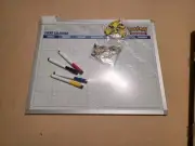 Pokemon Dry-Erase Calander W/ Markers And Pikach&Eevee Magnets