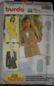 Burda Misses Jacket Pattern 2952 Size 10-20