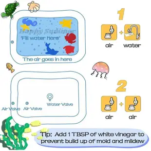 Baby Tummy Time Water Mat Inflatable