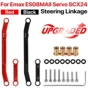 Metal Steering Linkage Rod for Emax Servo Axial SCX24 Upgrades Parts 1/24 RC Car