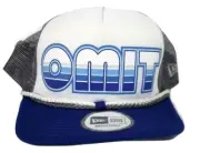 Omit x New Era Mens 70s Sunset Blue Trucker Mesh Snapback Skater Hat Cap New