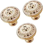 GREENADSCAPE 3PCS Mushroom Shape Pull Handle Stylish Cabinet Knobs for Home Hotel Easy to Install Drawer Hardware Safe Furniture Accessory for Wardrobe Cabinet Use