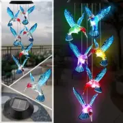 Solar Wind Chimes - Outdoor Color Changing Light Up Wind Chimes - Memorial & ...