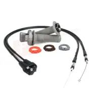 Domino KRK Evo Throttle with D-Lock Grips + Cables Husqvarna FE Enduro 350 17-19