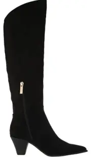 Anne Klein Wei Women's Pointed Toe Knee High Boot Black US Size 7