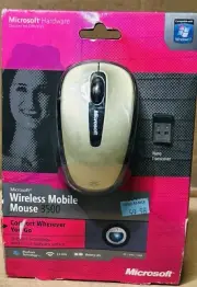 Microsoft 1427/1477 Wireless Mobile 3500 Mouse Silver/Black Bluetrack Technology
