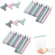 24Pcs Bag Clips for Food Storage,Food Bag Clips Unique Plastic Food Clips for...