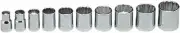 378 - 3/8Inch Drive 10 Piece Set - 12 Point Standard Sockets, 5/16Inch - 7/8Inch