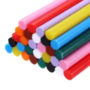 30pcs Mini Hot Glue Gun Sticks 4-inch x 0.43-inch for Glue Gun, 10 Colors