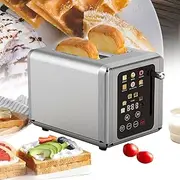 Multifunctional Sandwich Maker, Touch Screen Toaster, 6 Bread Types, 6 Shade Settings Smart Toaster, Wide Slots Toaster, Wide Slots, Bagel, Cancel, Defrost Functions 2 Slice