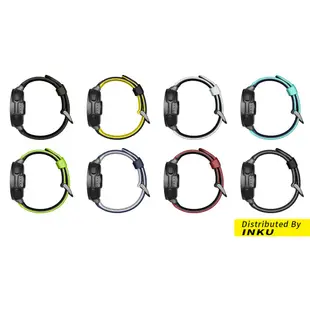 Garmin Forerunner 220 230 235 620 630 735 通用錶帶 雙色矽膠替換錶帶