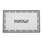 Petrageous Meow Print Pet Placement Mat 29 x 48cm
