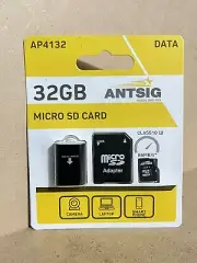 AntSig 32GB Micro SD Card Class 10