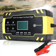 8A 12V 24V Car Battery Charger LCD Trickle Smart Repair Motorcycle Caravan Boat