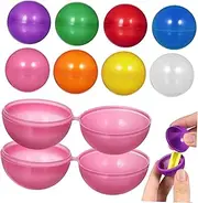 Abaodam 25 Pcs Color Ball Return Game Raffle Balls Plastic Hollow Balls for Bingo Vending Machine