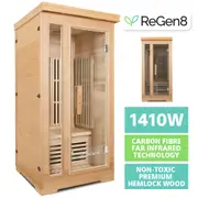 ReGen8 Solo V2 - 1 Person 1410W Infrared Sauna