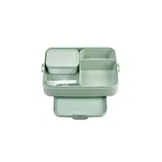 Mepal Bento Lunchbox Food Storage w/ Fork Take A Break Large 1.5L Nordic Sage