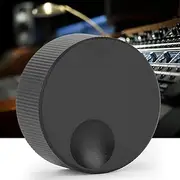 SustVita Black Frosted Aluminum Knob Volume Control Potentiometer Knob 32x13mm for 6mm Diameter Shaft