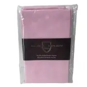 BLACK BROWN 1826 MEN'S BASICS LIGHT PINK PRE-FOLDED POCKET SQUARE GROOMSMEN