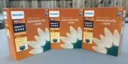 Philips 50ct Each C6 Faceted String Of Lights Solar Powered Warm White 3 Box Lot