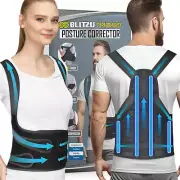 BLITZU Posture Corrector for Women and Men Adjustable Back Brace