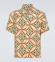 [Bode] Bode Greer printed bowling shirt UK 16 multicoloured