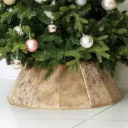 Fabric Christmas Tree Collar Christmas Tree Ring Willow Christmas Tree Skirt ...