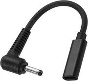uxcell USB C to DC Adapter, 4.0x1.7mm USB C to DC Power Cable Barrel Plug Adapter for Phone Laptop
