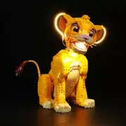 LED Lighting Kit for Lego Disney Simba, Creative Light for Lego 43247 (Lights