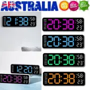 16'' Large LED Digital Wall Clock Temperature Date Display Electronic Wall Clock