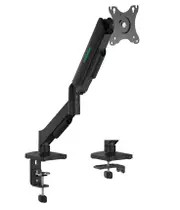 mbeat Activiva Ergolife Single-Screen Gas Spring Monitor Arm allows you to smoothly adjust the height angle and tilt of your screen with minimal