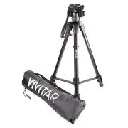 VIVITAR VIV-VPT-3662 Professional Tripod with 3-Way Fluid Pan Head (62 Inches...