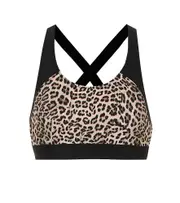 [The Upside] The Upside Leo printed sports bra AU 8 brown