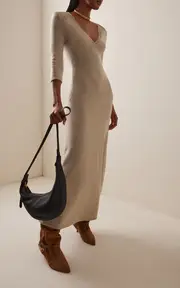 [Isabel Marant] Salina Knit Wool-Blend Maxi Dress