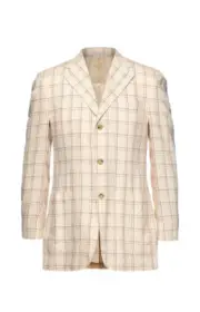 Canali mens blazer jacket 50R US Size 40 100% Linen