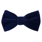 Bow Ties for Men, Men’s Pre-Tied Bow Ties, Velvet Bow Ties for Men Navy Blue