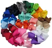 USA 1 JUMBO 6" Cheer Bow Clip Holder U PICK Big Girls Large Hair Bows softball