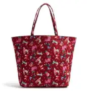 NWT Vera Bradley Essential Grand Tote - Holiday Hounds 51661-21032