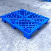 Shipping Grid Pads，Storage Pallet Cargo Pallet Easy Access to The Forks from All Directions Easy to Operate in Accordance with International Standards (Color : Blue, Size : 80x110cm)