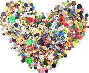 600-700Pcs Multicolor Buttons for Crafts Assorted Colored Buttons Multi Color Bu