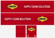 Code 3 Adhesive Vinyl Trailer Decals - Linfox - 1/50 1/76 1/148 1/87 1/64