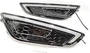 Wivplex Car Turn Signal Light 2PCS LED DRL Yellow Turn Signal Daytime Running Lights Fog Lamps Cover, for Focus, 2015 2016 2017 2018 Car Turn Signal Light