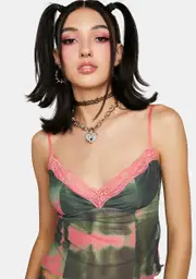 [Edikted] Lian Mesh Crop Top
