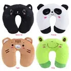 Animal Travel Neck PP Cotton Pillow Soft U Shaped Car Head Rest Toy For Home